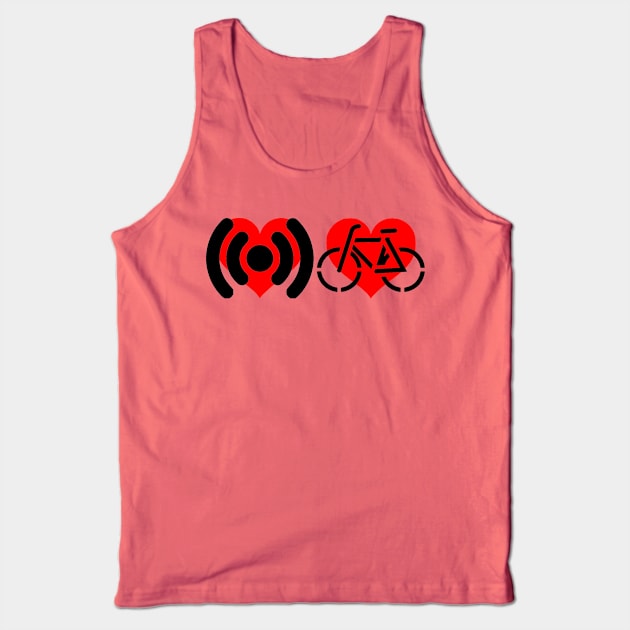 Heart Heart Sound Bike B Tank Top by danlesh